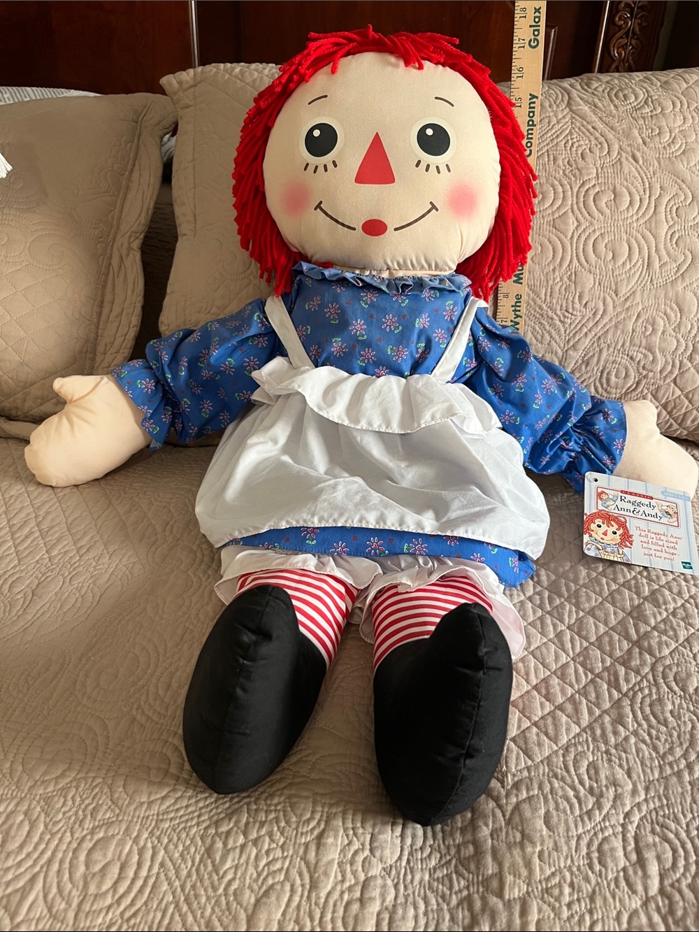 Hasbro Raggedy Ann Red-Haired Doll - Blue Dress